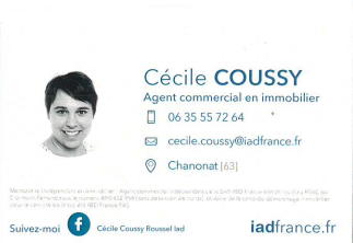 Cécile COUSSY - Agent commercial en immobilier