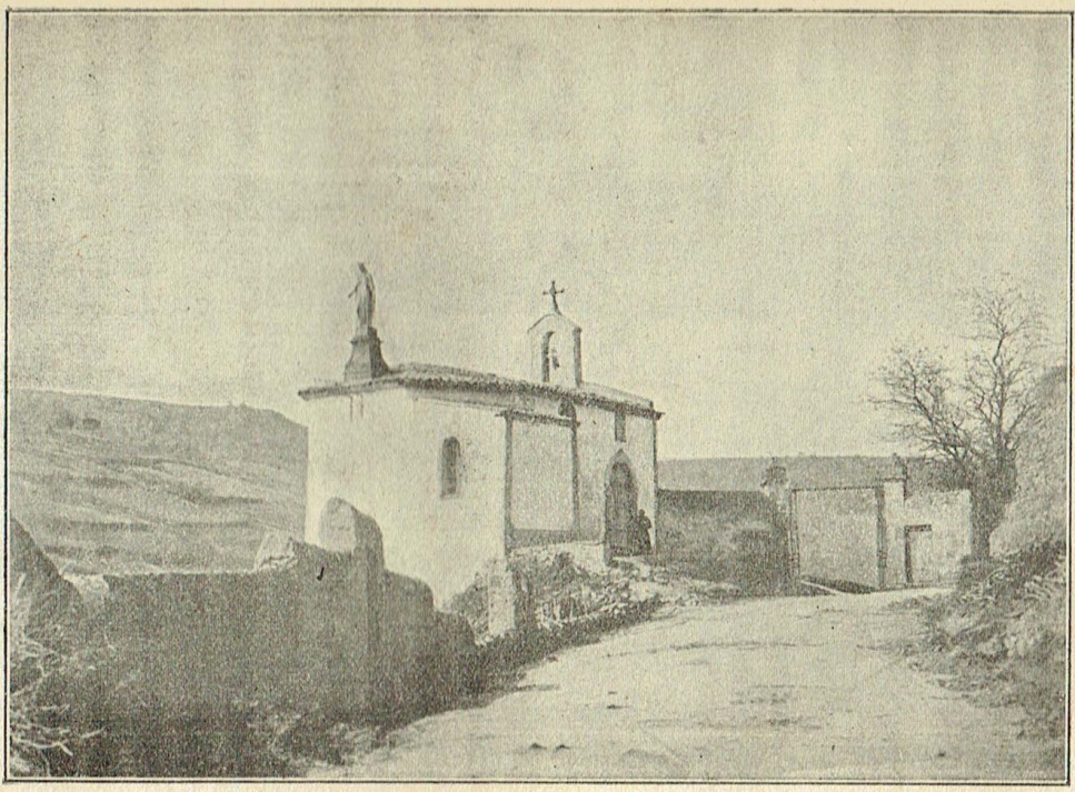 La chapelle en 1897 - Photo de l’exvoto de 1871 cf Pascal Breuil